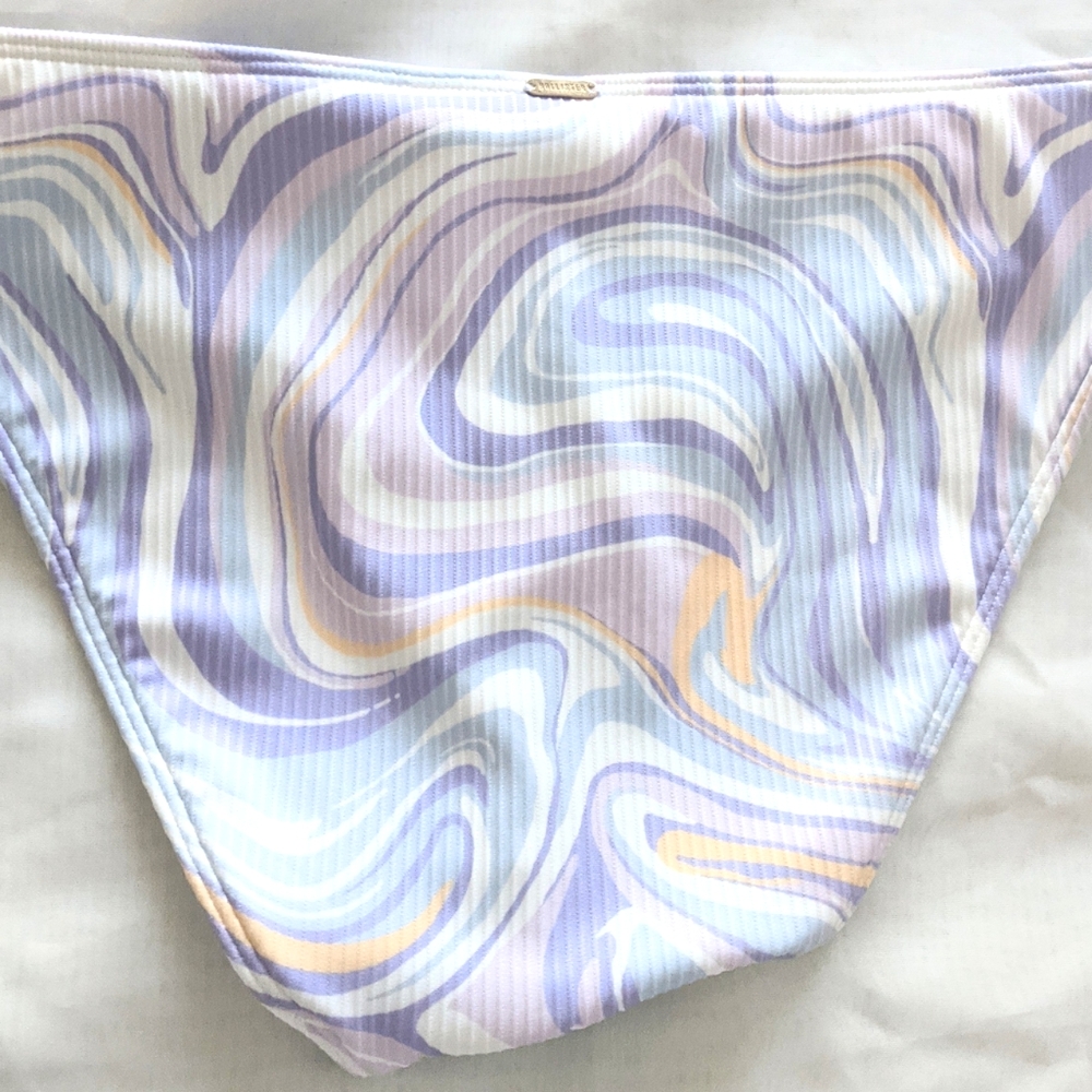 Hollister Women's Multicolor Swirls Bikini Bottoms - Picture 5 of 8